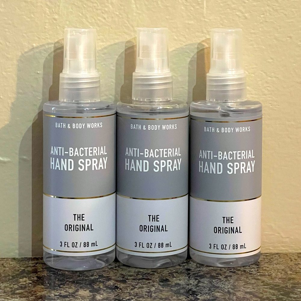 Set of 3 Bath & Body Works Original Hand Sanitizer Sprays